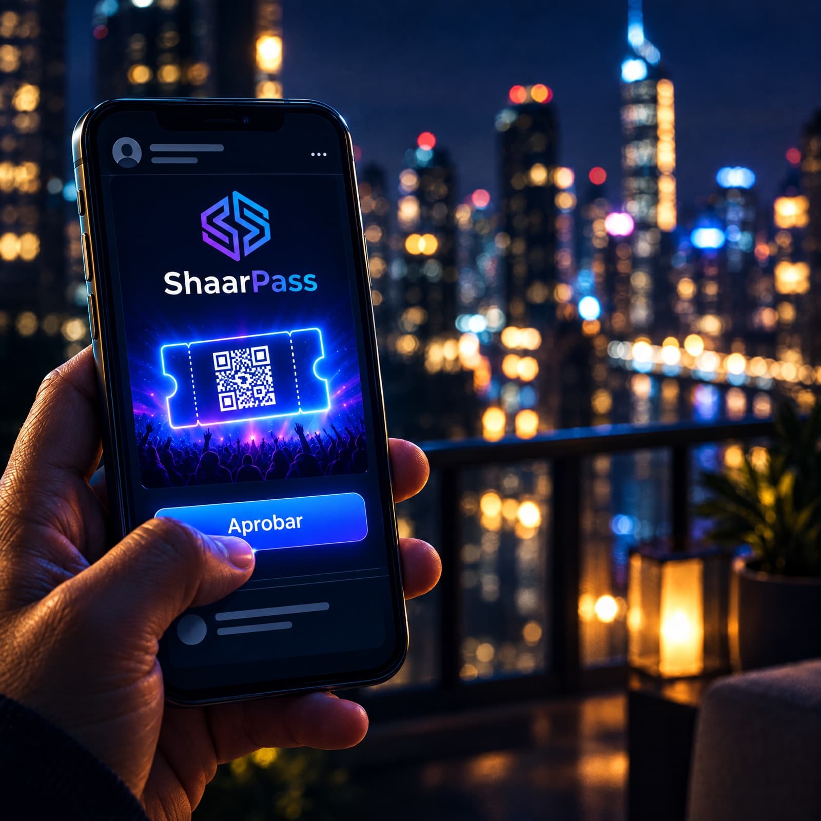 Aprobación de un posteo de ShaarPass desde el teléfono