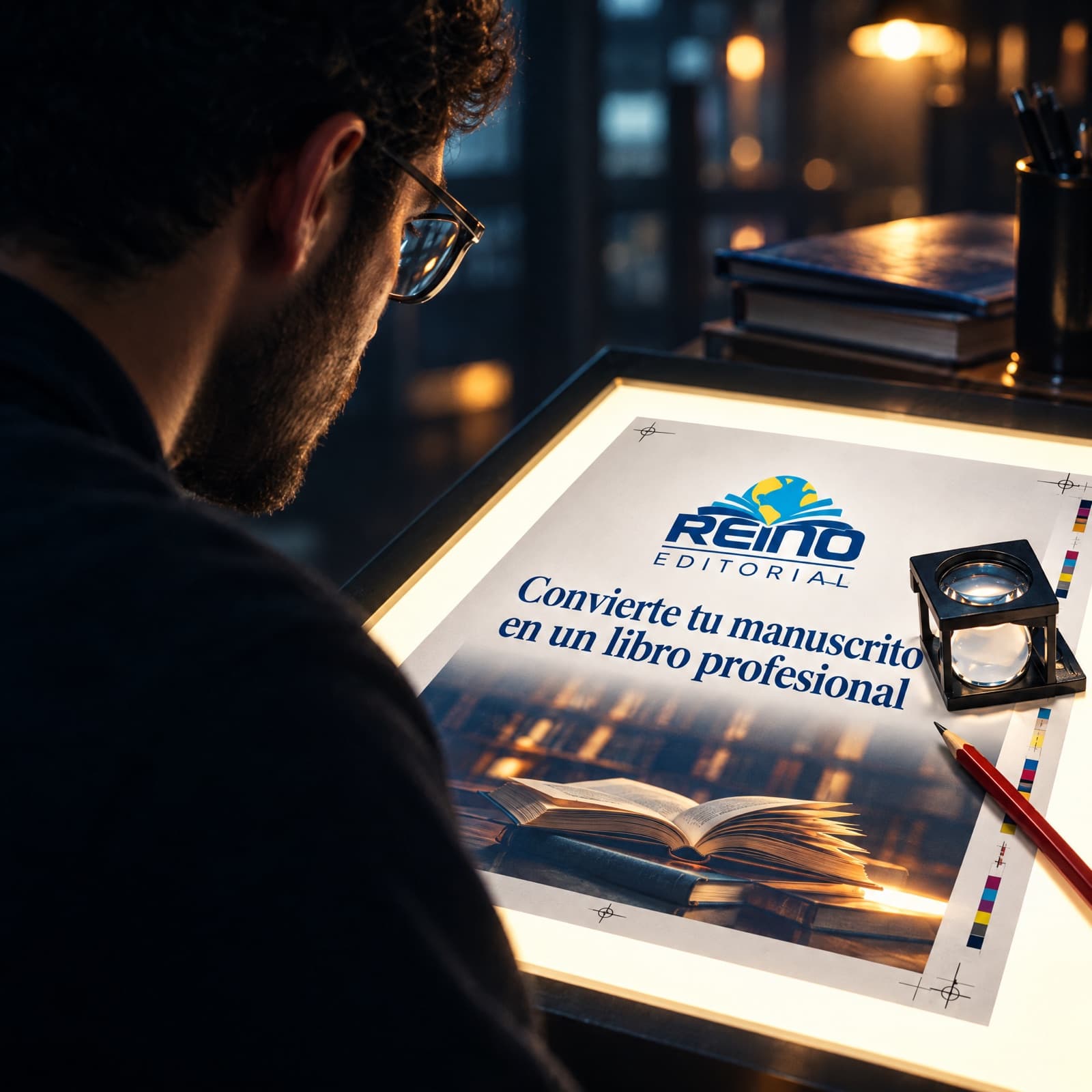 Control de calidad de una prueba impresa de Reino Editorial